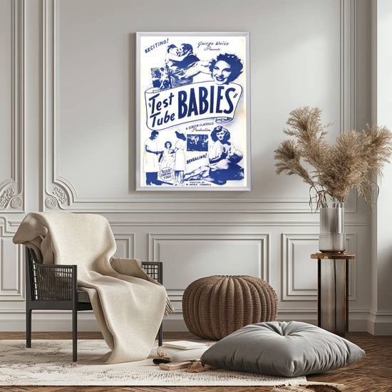 "Test Tube Babies" (1948) Framed Movie Poster