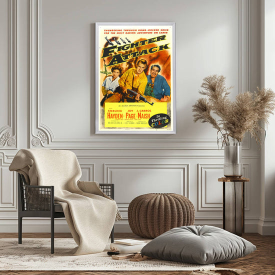 "Fighter Attack" (1953) Framed Movie Poster