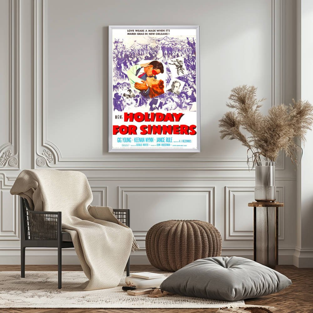 "Holiday For Sinners" (1952) Framed Movie Poster