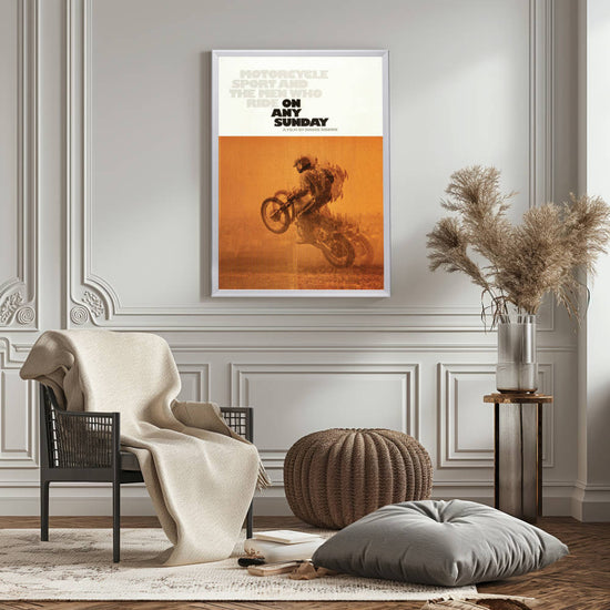 "On Any Sunday" (1972) Framed Movie Poster