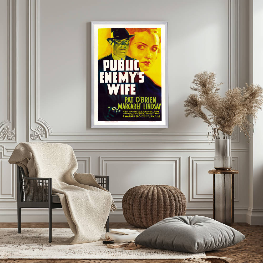 "Public Enemy's Wife" (1936) Framed Movie Poster