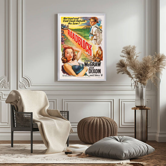 "Roadblock" (1951) Framed Movie Poster