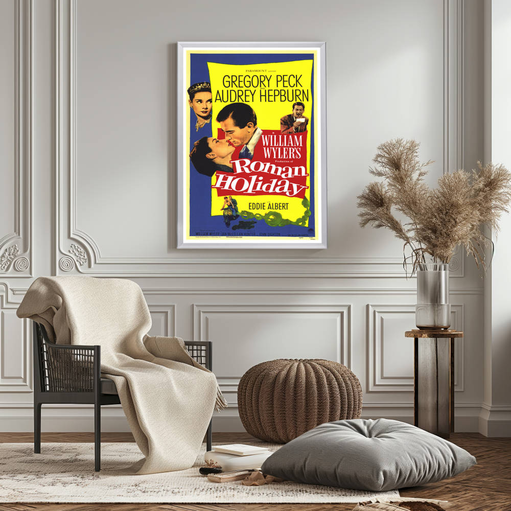 "Roman Holiday" (1953) Framed Movie Poster