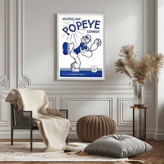 "Let's Sing With Popeye" (1934) Framed Movie Poster