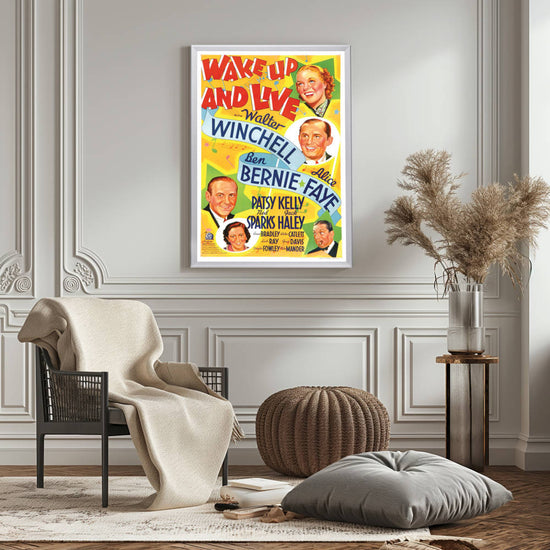 "Wake Up And Live" (1937) Framed Movie Poster