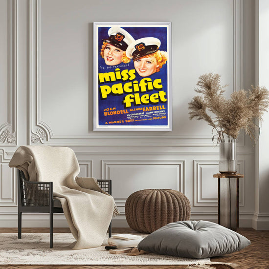 "Miss Pacific Fleet" (1935) Framed Movie Poster