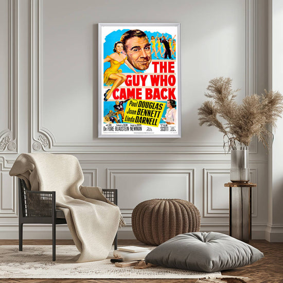 "Guy Who Came Back" (1951) Framed Movie Poster