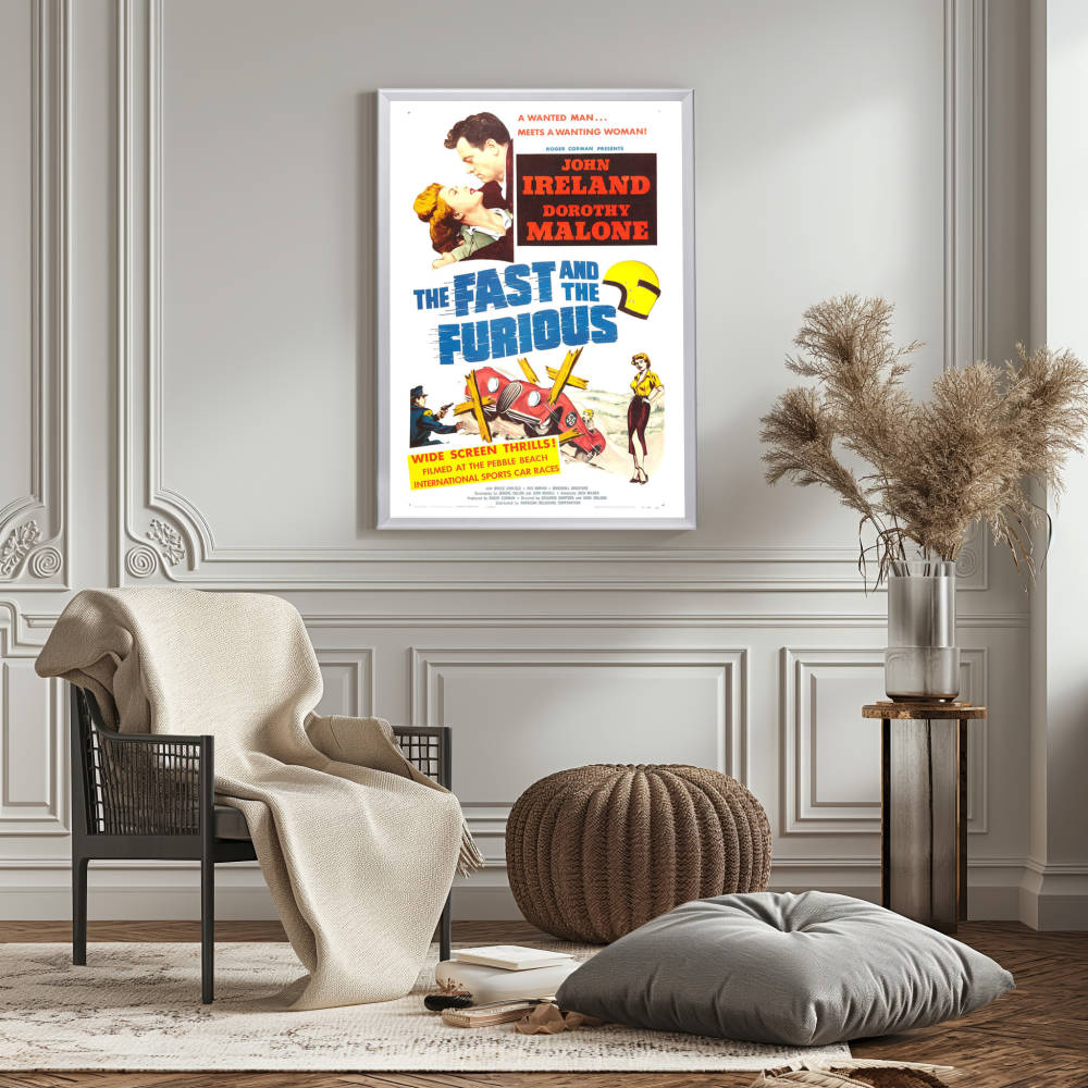 "Fast And The Furious" (1955) Framed Movie Poster