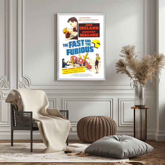 "Fast And The Furious" (1955) Framed Movie Poster
