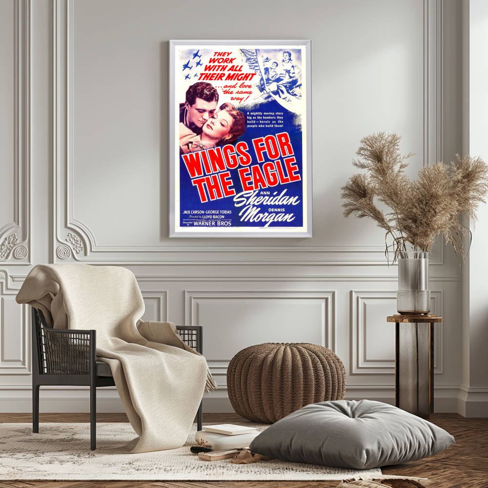 "Wings For The Eagle" (1942) Framed Movie Poster