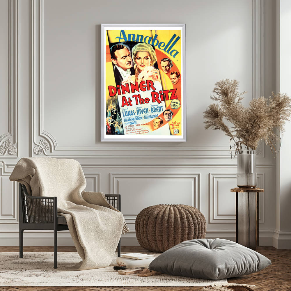 "Dinner At The Ritz" (1937) Framed Movie Poster