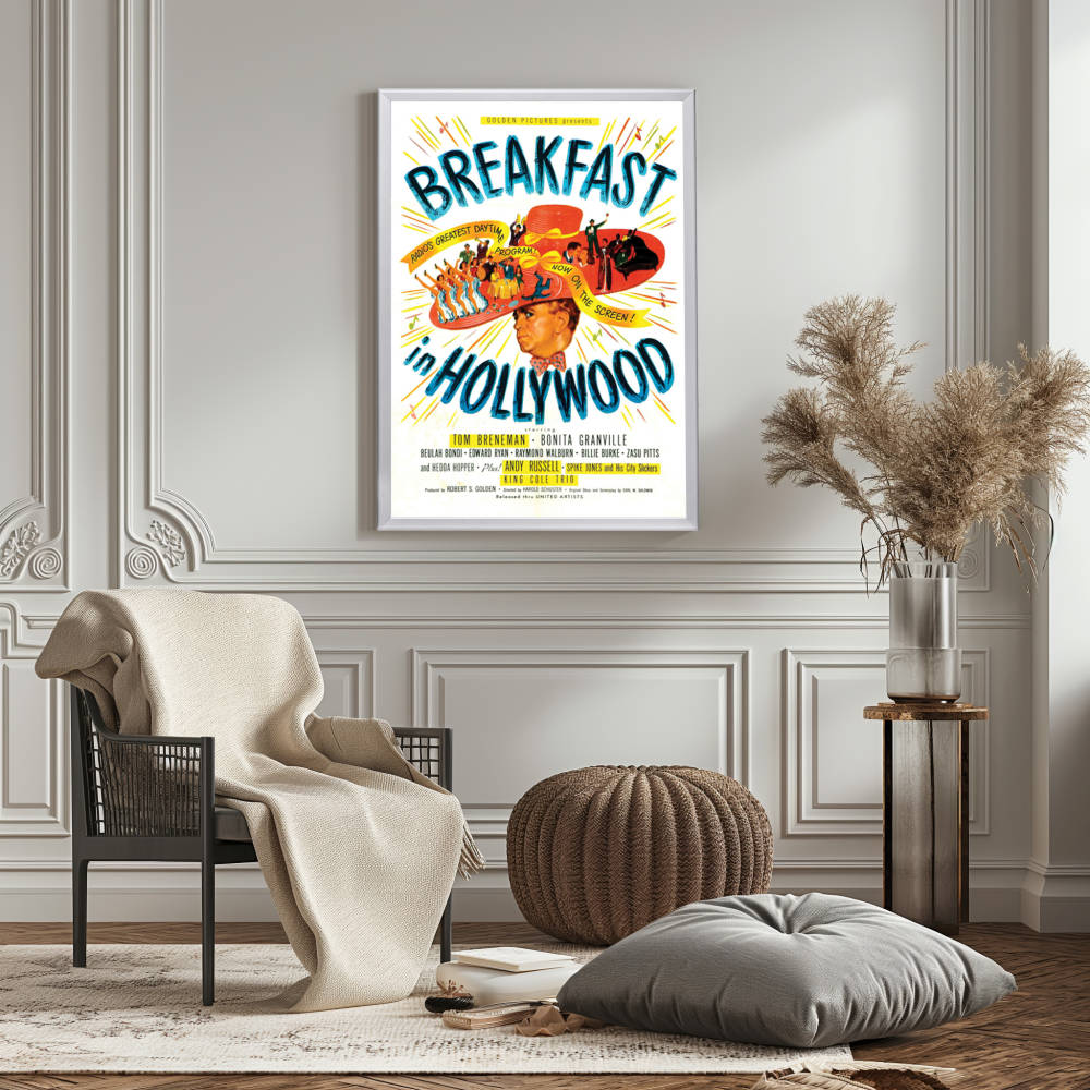 "Breakfast In Hollywood" (1946) Framed Movie Poster