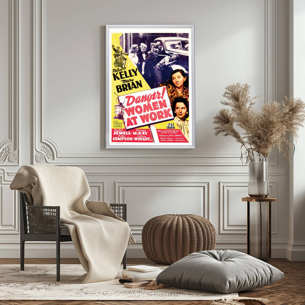 "Danger! Women At Work" (1943) Framed Movie Poster