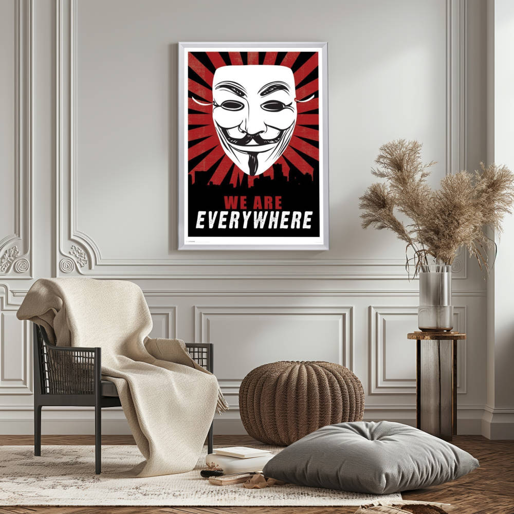 "V For Vendetta" (2006) Framed Movie Poster