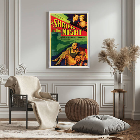 "Shriek In The Night" (1933) Framed Movie Poster