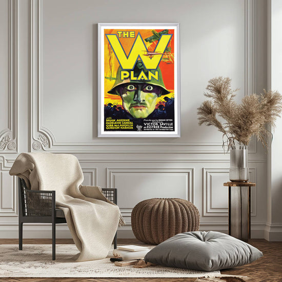 "W Plan" (1931) Framed Movie Poster