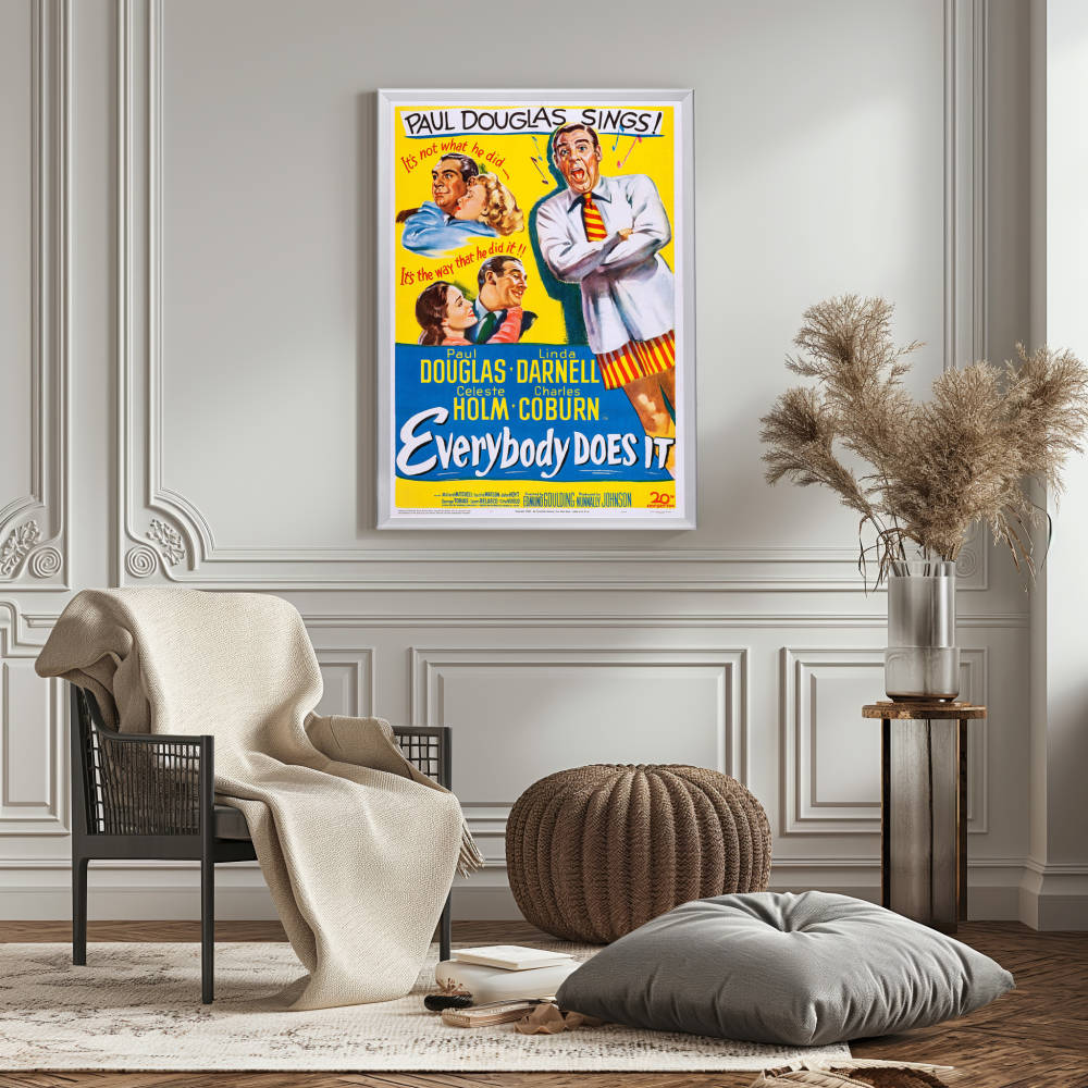"Everybody Does It" (1949) Framed Movie Poster