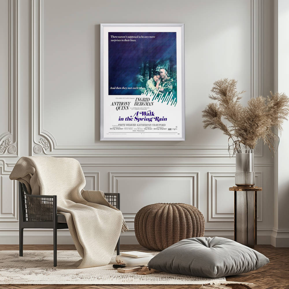 "Walk In The Spring Rain" (1970) Framed Movie Poster