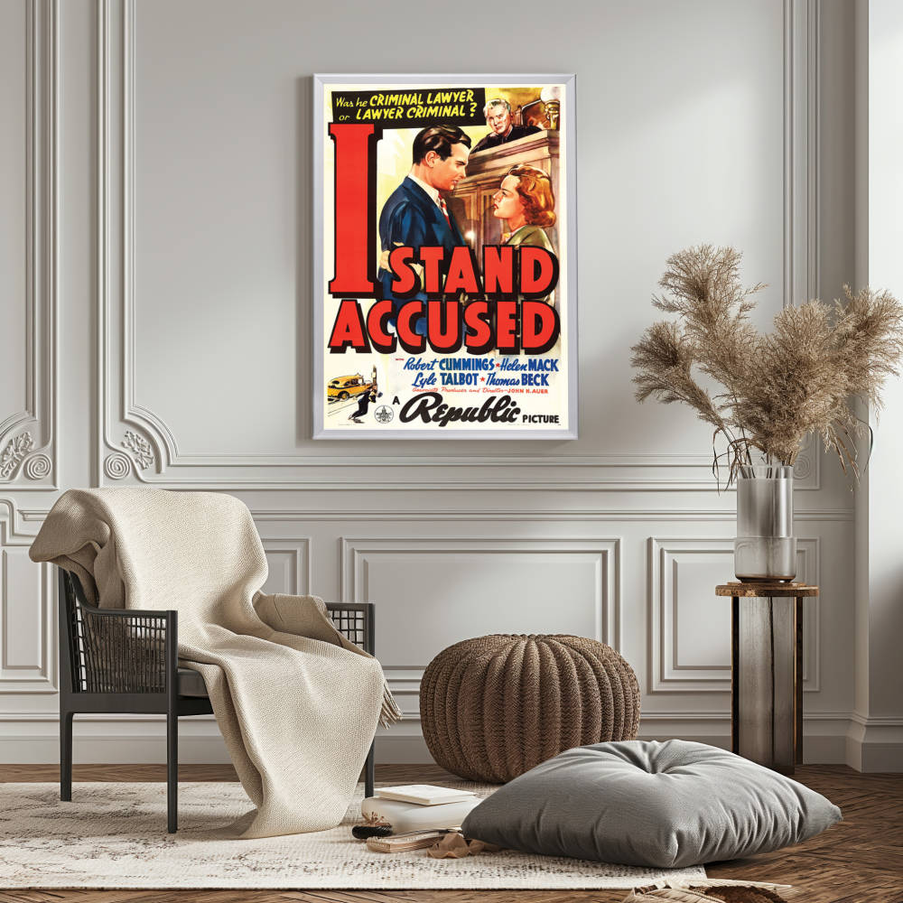 "I Stand Accused" (1938) Framed Movie Poster