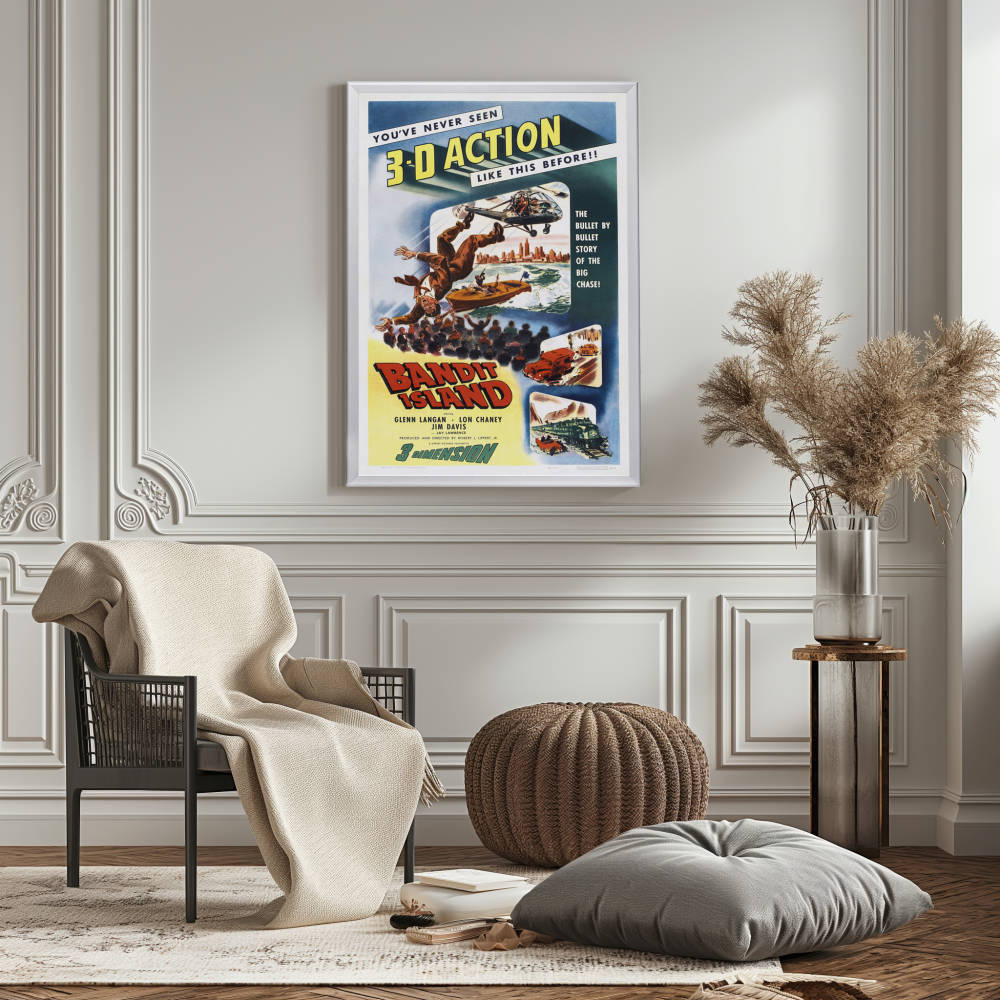 "Bandit Island" (1953) Framed Movie Poster