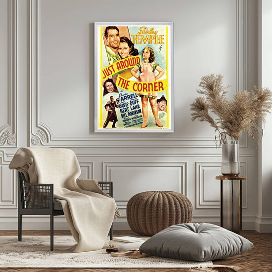 "Just Around The Corner" (1938) Framed Movie Poster