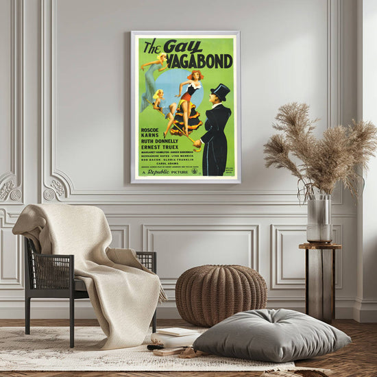 "Gay Vagabond" (1941) Framed Movie Poster