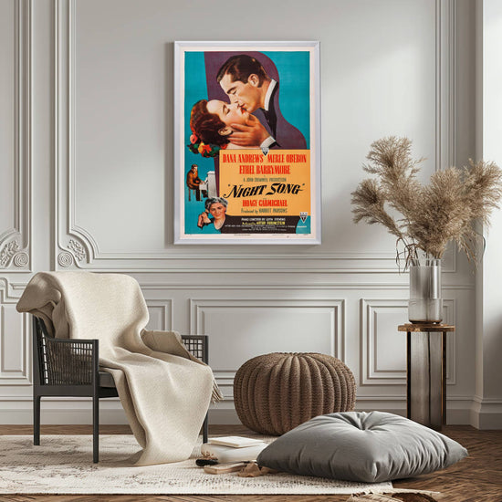 "Night Song" (1948) Framed Movie Poster