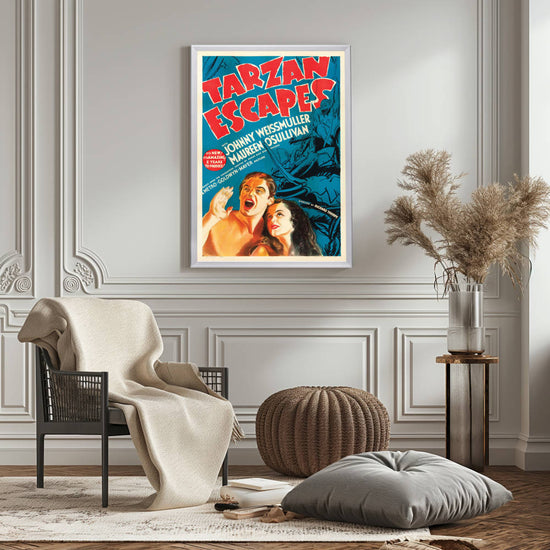 "Tarzan Escapes" (1936) Framed Movie Poster