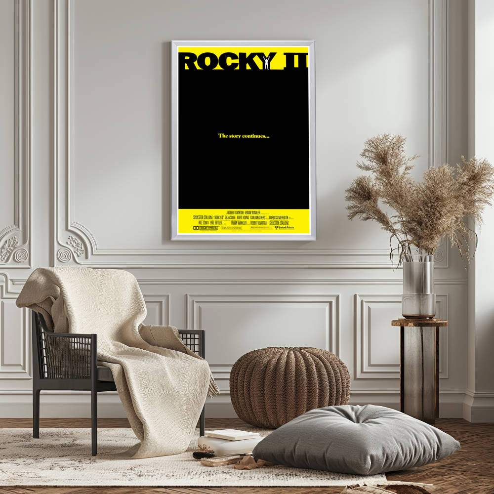 "Rocky II" (1979) Framed Movie Poster