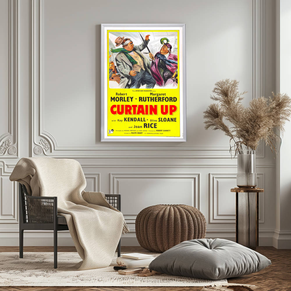 "Curtain Up" (1953) Framed Movie Poster