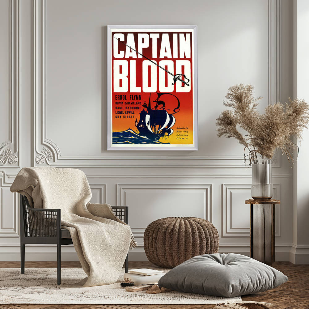 "Captain Blood" (1935) Framed Movie Poster