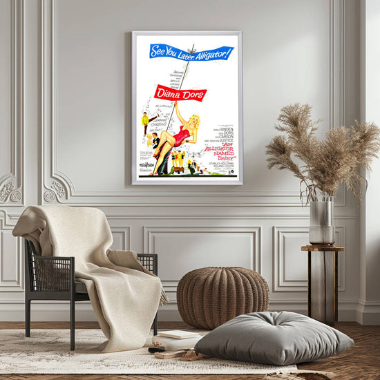 "Alligator Named Daisy" (1955) Framed Movie Poster