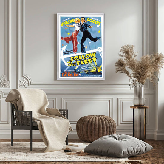 "Follow The Fleet" (1936) Framed Movie Poster