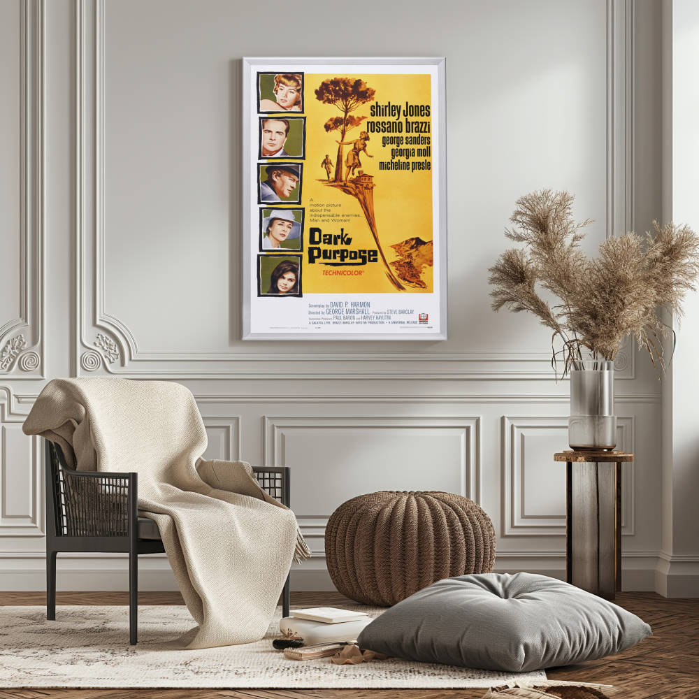 "Dark Purpose" (1964) Framed Movie Poster
