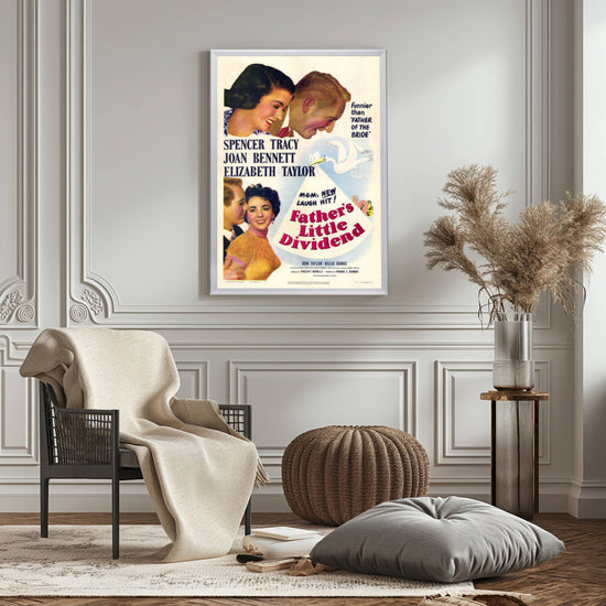 "Father's Little Dividend" (1951) Framed Movie Poster