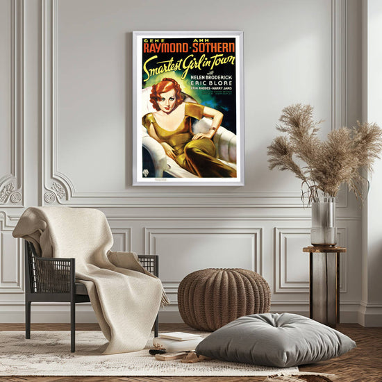 "Smartest Girl In Town" (1936) Framed Movie Poster