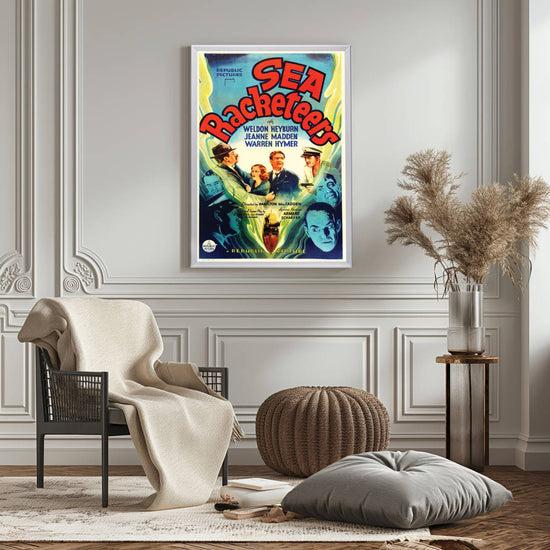 "Sea Racketeers" (1937) Framed Movie Poster