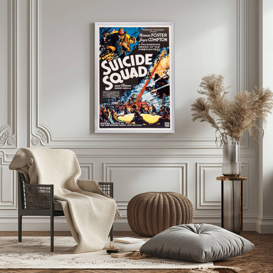 "Suicide Squad" (1935) Framed Movie Poster