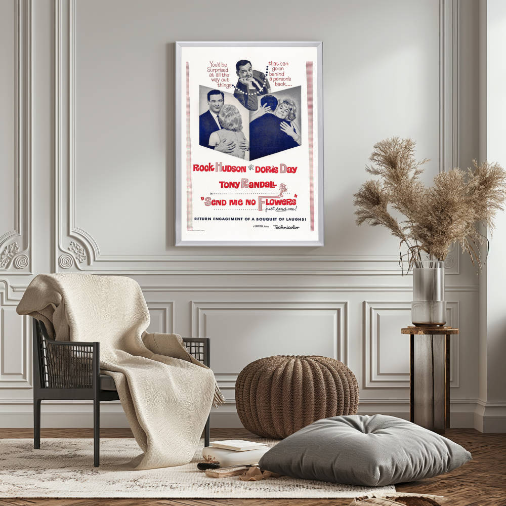 "Send Me No Flowers" (1964) Framed Movie Poster