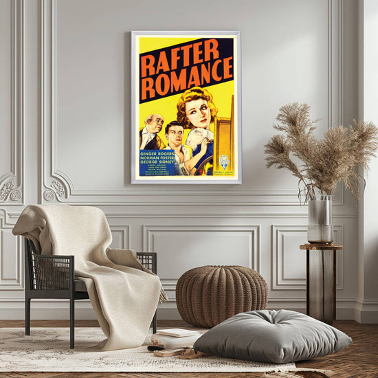 "Rafter Romance" (1933) Framed Movie Poster