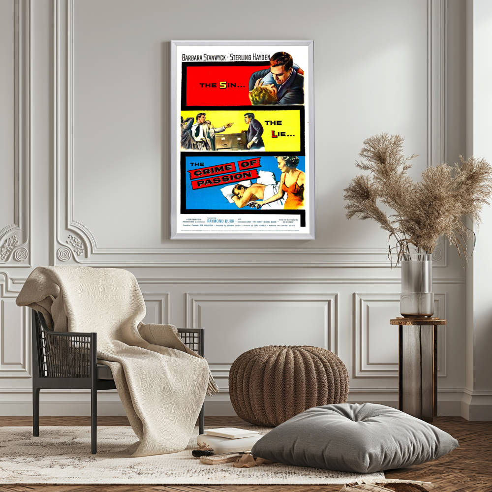 "Crime Of Passion" (1957) Framed Movie Poster