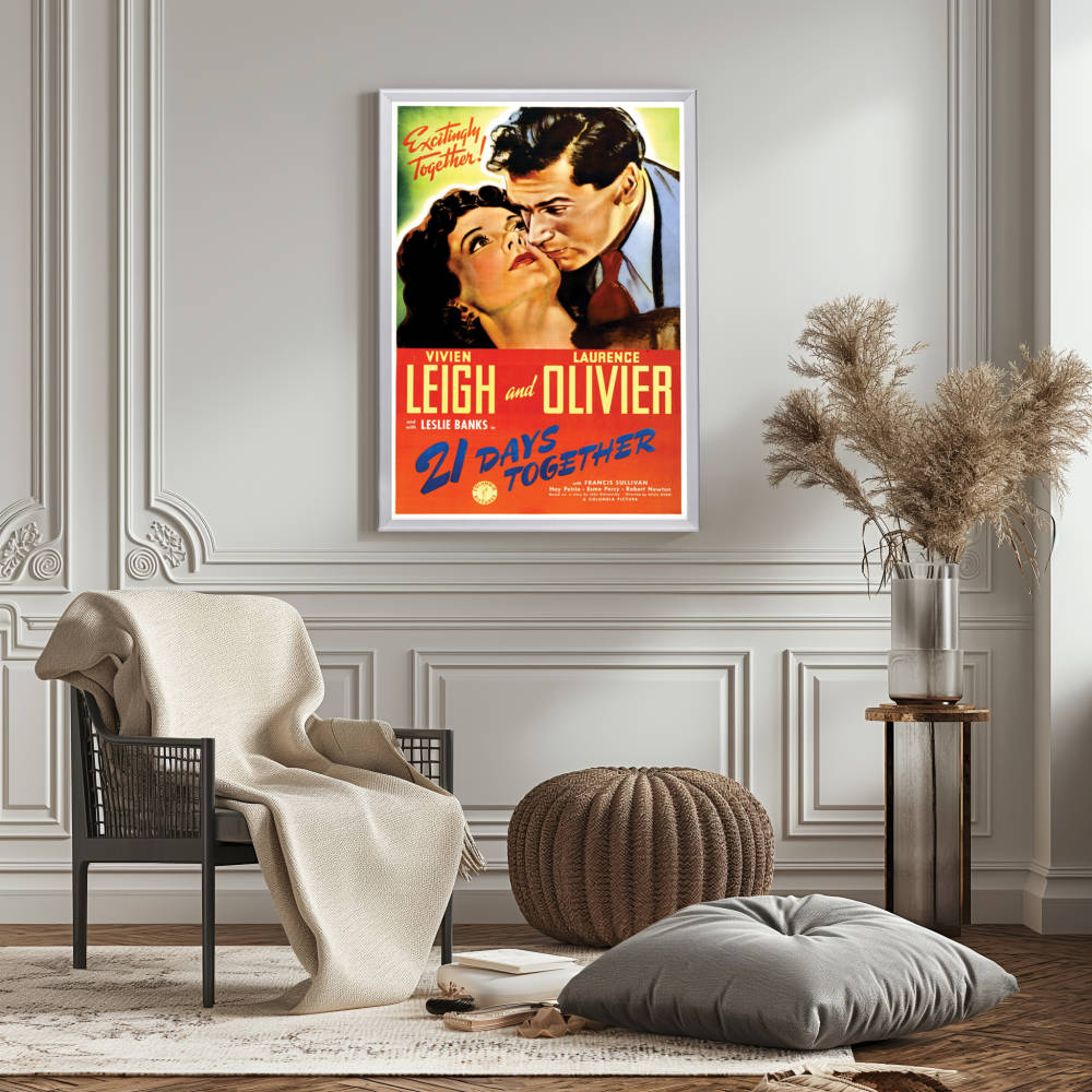 "21 Days Together" (1940) Framed Movie Poster