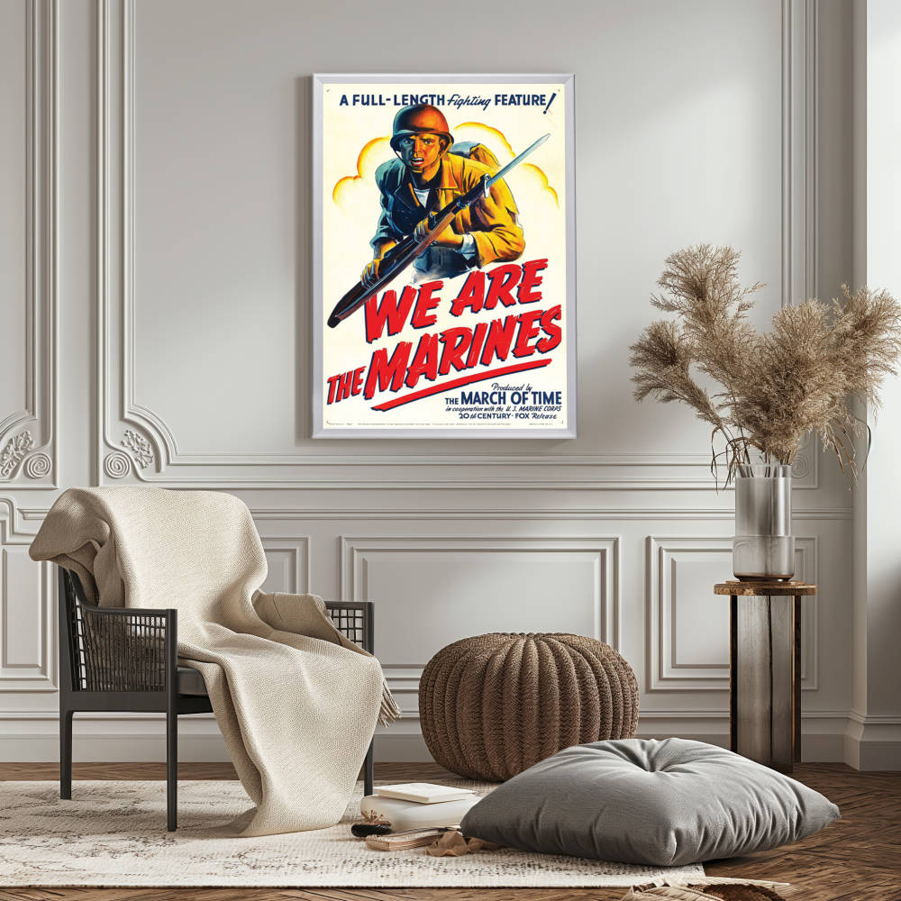 "We Are The Marines" (1942) Framed Movie Poster