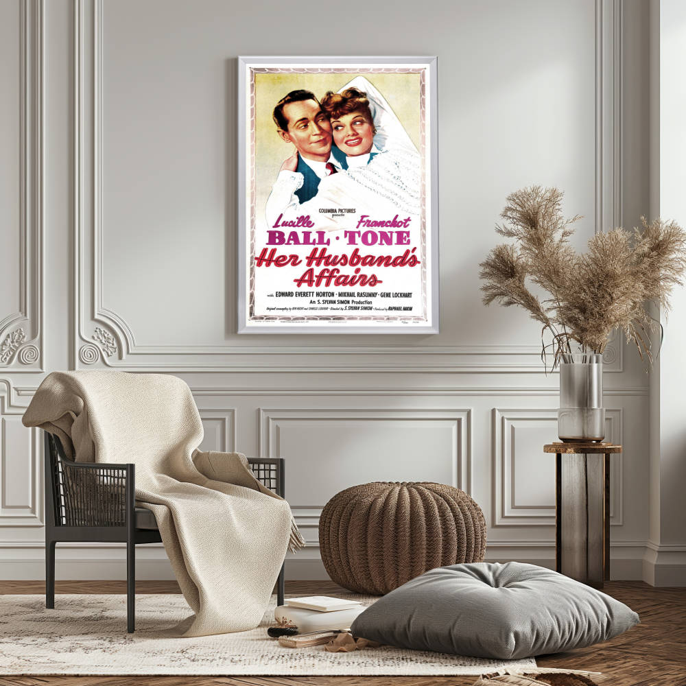 "Her Husband's Affairs" (1947) Framed Movie Poster