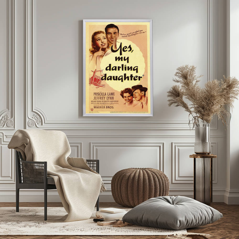 "Yes, My Darling Daughter" (1939) Framed Movie Poster