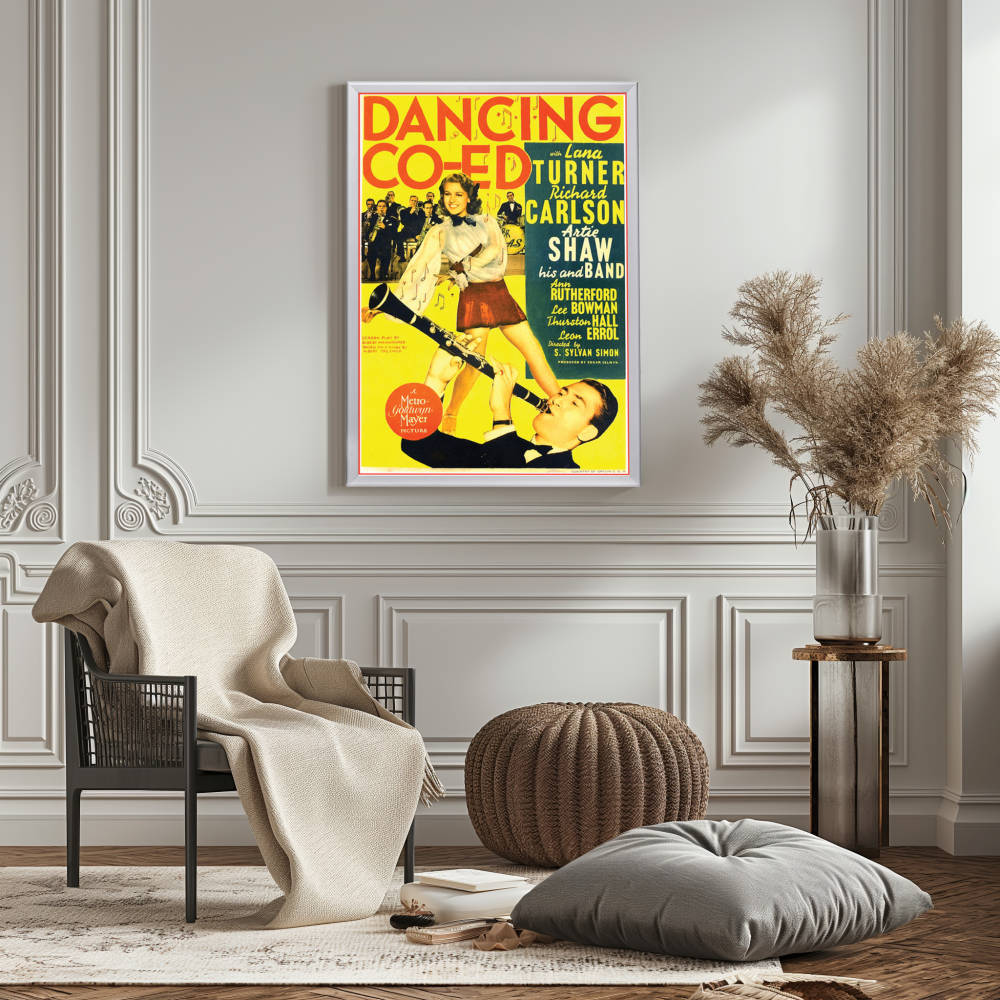 "Dancing Co-Ed" (1939) Framed Movie Poster