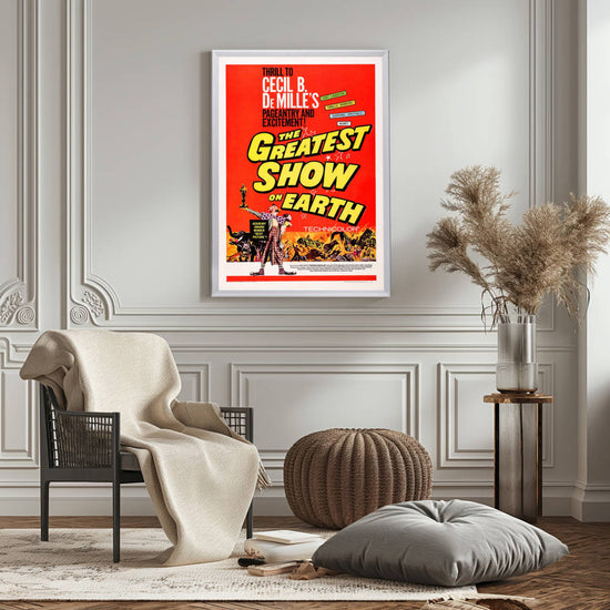 "Greatest Show On Earth" (1952) Framed Movie Poster