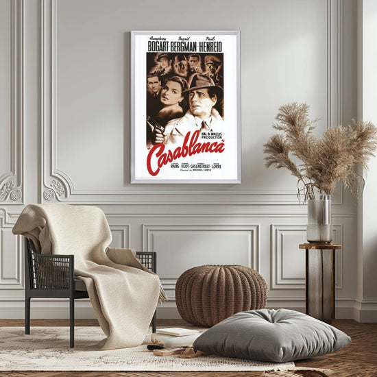 "Casablanca" (1942) Framed Movie Poster