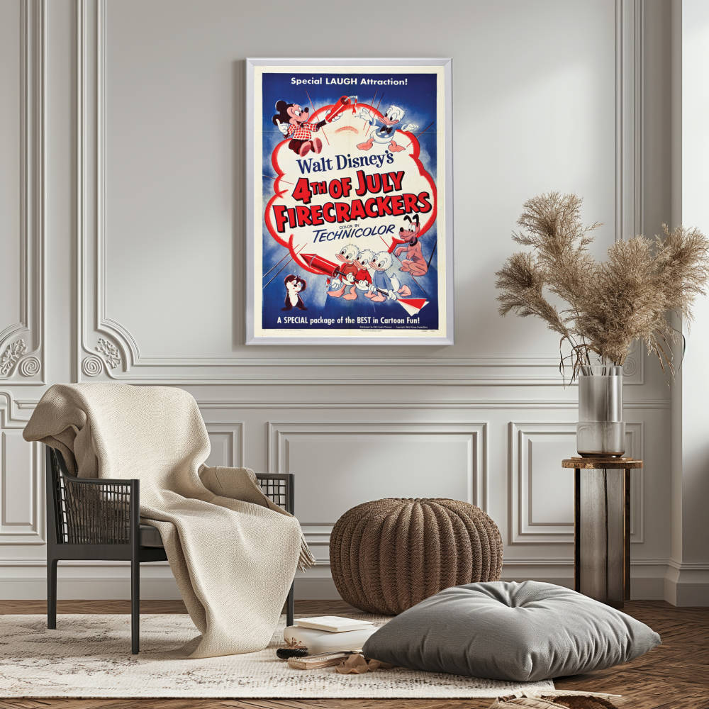 "4th Of July Firecrackers" (1943) Framed Movie Poster