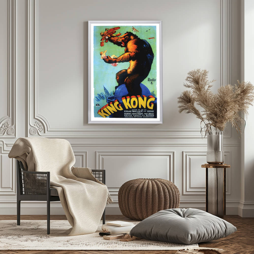 "King Kong" (1933) Framed Movie Poster